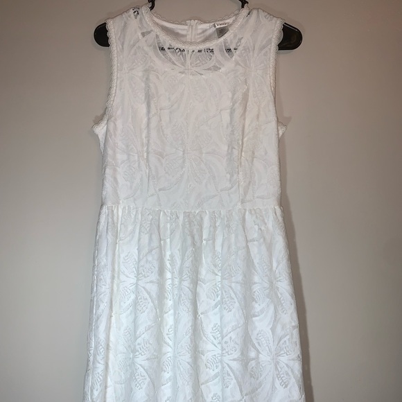 White Lace Esley Dress - Picture 1 of 4